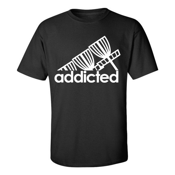 Disc Golf T Shirt ADDICTED Discgolfer Discgolfing Shirt - Picture 4 of 16